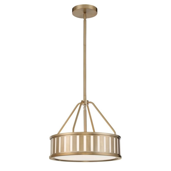 Crystorama Lighting - Kendal - 3 Light Pendant In Modern and Contemporary