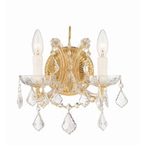 Crystorama Lighting - Maria Theresa - Two Light Wall Sconce in Classic Style -