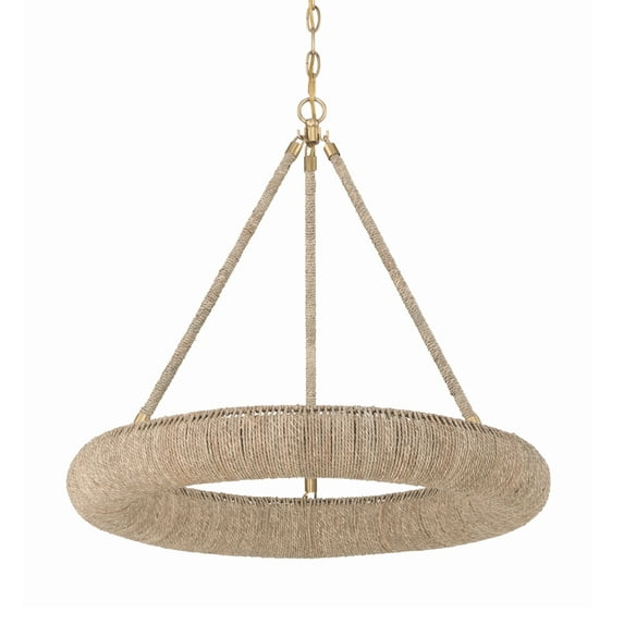 Crystorama Lighting - Oakley - 21W 6 LED Chandelier-3.5 Inches Tall and 24