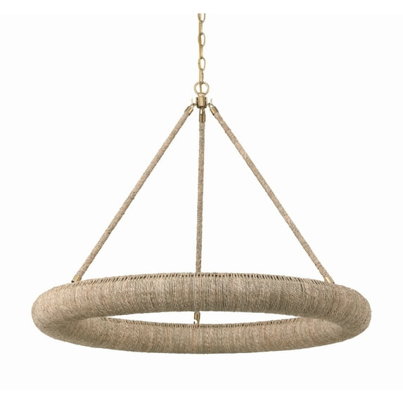 Crystorama Lighting - Oakley - 28W 8 LED Chandelier-3.5 Inches Tall and 32