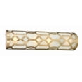 thumbnail image 1 of 2264-AG-LED Crystorama Lighting Jennings 1 Light Modern Wall Sconce in Traditional and Contemporary Style - 24 Inches Wide by 6.5 Inches High-Aged, 1 of 7