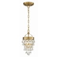 thumbnail image 1 of 131-VG Crystorama Lighting Calypso - 1 Light Pendant in Traditional and Contemporary Style - 7.25 Inches Wide by 13.75 Inches High-Vibrant Gold Finish, 1 of 8