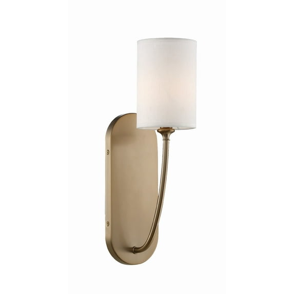 PRE-461-VG Crystorama Lighting Preston - One Light Wall Mount In Classic Style - 4.5 Inches Wide By 17 Inches High