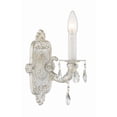 thumbnail image 1 of 5021-AW-CL-MWP Crystorama Lighting Sutton - One Light Wall Sconce in Traditional and Contemporary Style - 6.25 Inches Wide by 10 Inches High-Antique, 1 of 7
