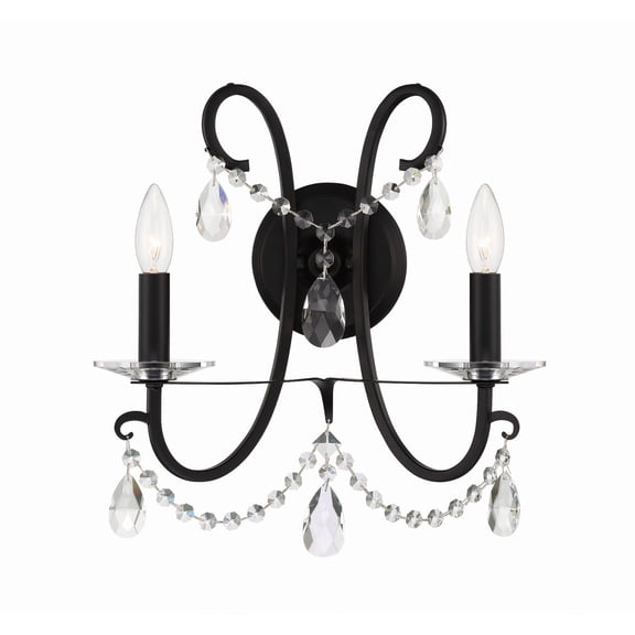 Crystorama Lighting - Othello - 2 Light Wall Mount-16 Inches Tall and 14 Inches