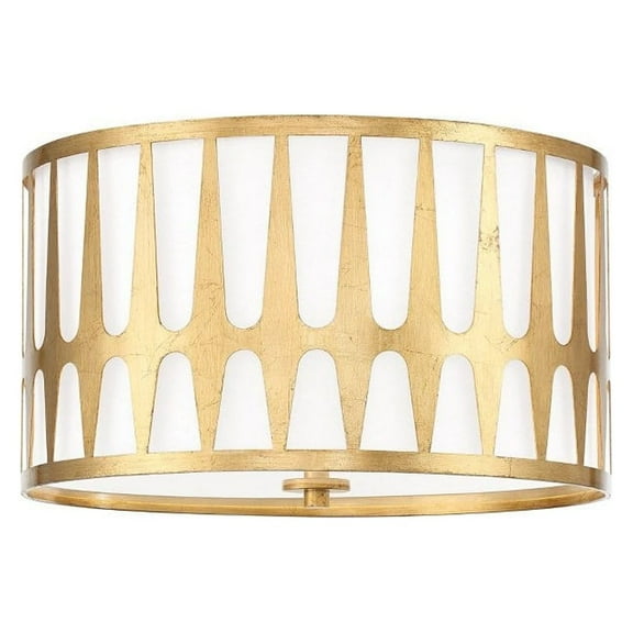 Crystorama Lighting - Royston - 3 Light Flush Mount In Modern and Contemporary