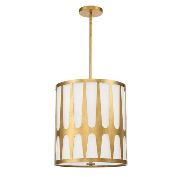 Crystorama Lighting - Royston - 4 Light Pendant In Modern and Contemporary
