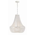 thumbnail image 1 of 608-MT Crystorama Lighting Rylee - Six Light Chandelier in Classic Style - 18.75 Inches Wide by 23.5 Inches High-Matte White Finish    -Traditional, 1 of 10