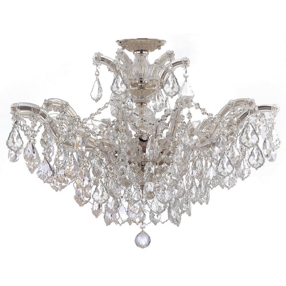 Crystorama Lighting - Six Light Ceiling Mount - Ceiling Mount - Maria Theresa -