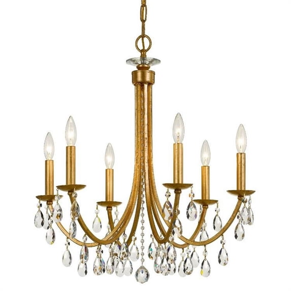 Crystorama Lighting - Six Light Chandelier - Chandelier - Bridgehampton - 6