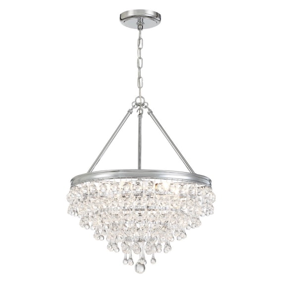 Crystorama Lighting - Six Light Chandelier - Chandelier - Calypso - Six Light