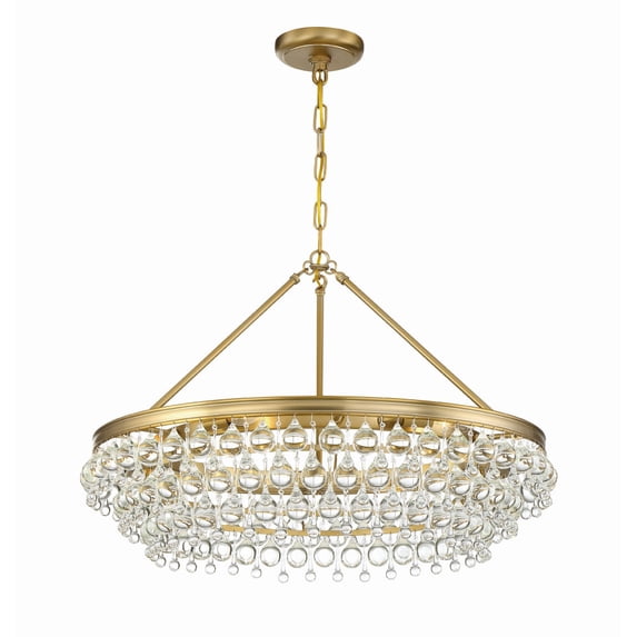 Crystorama Lighting - Six Light Chandelier - Chandelier - Calypso - Six Light