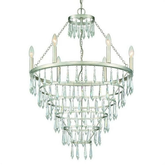 Crystorama Lighting - Six Light Chandelier - Chandelier - Lucille - 6 Light