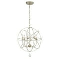 thumbnail image 1 of Six Light Chandelier In Minimalist Style 22.5 Inches Wide By 27.5 Inches High-Olde Silver Finish    -Traditional Installation Crystorama Lighting, 1 of 9