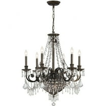 Crystorama Lighting - Six Light Chandelier - Chandelier - Vanderbilt - Six Light