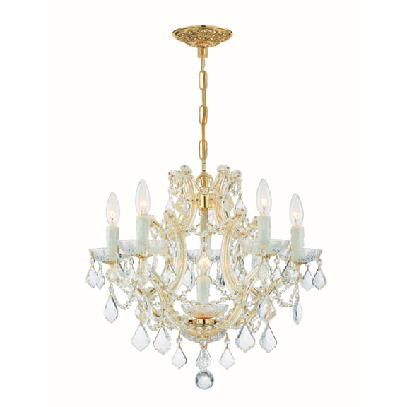 Crystorama Lighting - Six Light Mini Chandelier - Mini Chandelier - Maria