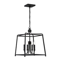2245-BF_NOSHADE Crystorama Lighting Sylvan - 4 Light Chandelier-21 Inches Tall and 16 Inches Wide     -Traditional Installation