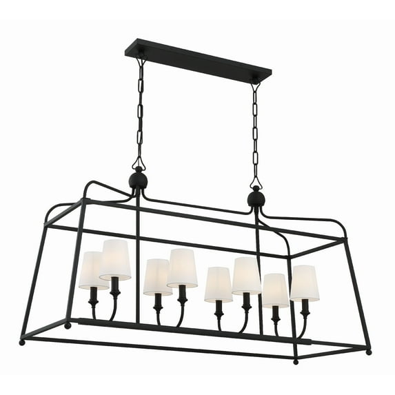 Crystorama Lighting - Sylvan - 8 Light Chandelier In Modern Style-25 Inches Tall