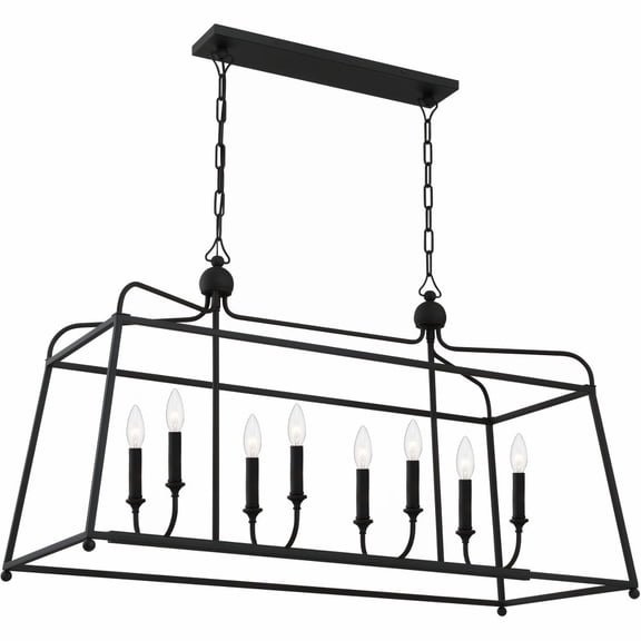 Crystorama Lighting - Sylvan - 8 Light Chandelier with No Shade In Modern