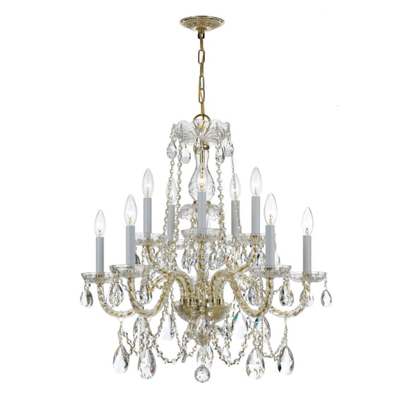 Crystorama Lighting - Ten Light Chandelier - Chandelier - Crystal - Ten Light