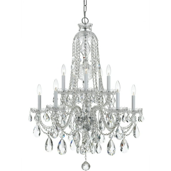 Crystorama Lighting - Ten Light Chandelier - Chandelier - Crystal - Five Light
