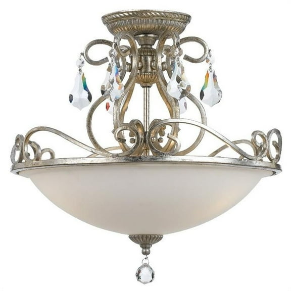 Crystorama Lighting - Three Light Ceiling Mount - Ceiling Mount - Ashton - Three