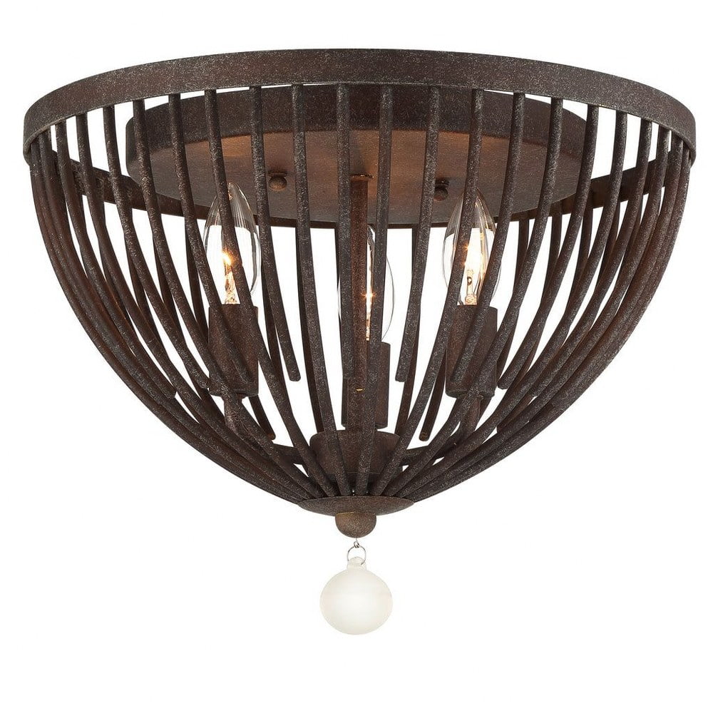 Crystorama Lighting - Three Light Ceiling Mount - Ceiling Mount - Duval - 3