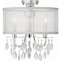 Crystorama Lighting - Three Light Ceiling Mount - Ceiling Mount - Hampton -