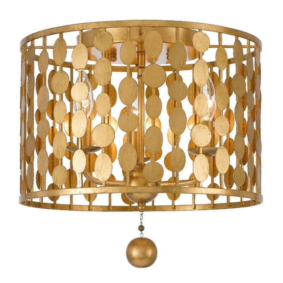 Crystorama Lighting - Three Light Ceiling Mount - Ceiling Mount - Layla - Three