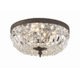 thumbnail image 1 of Crystorama 3 Light Hand Cut Crystal English Bronze Ceiling Mount, 1 of 10