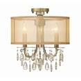 thumbnail image 1 of Crystorama Lighting - Three Light Ceiling Mount - Ceiling Mount - Hampton -, 1 of 10