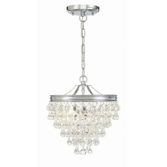 Crystorama Lighting - Three Light Mini Chandelier - Mini Chandelier - Calypso -
