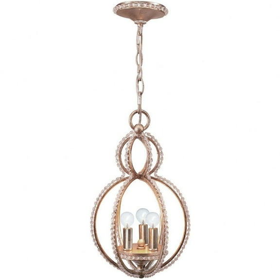 6760-DT-Crystorama Lighting-Garland - Three Light Convertible Mini-Pendant In Minimalist Style - 9.5 Inches Wide By 15.5 Inches High     -Traditional