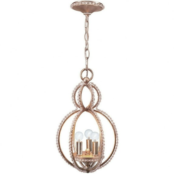 6760-DT-Crystorama Lighting-Garland - Three Light Convertible Mini-Pendant In Minimalist Style - 9.5 Inches Wide By 15.5 Inches High -Traditional