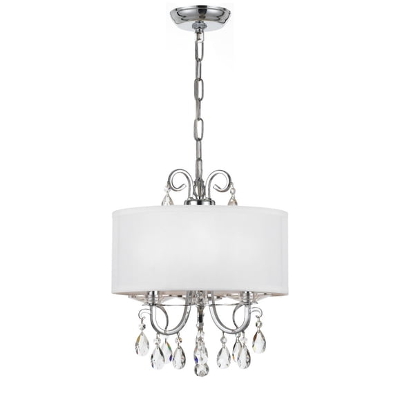 Crystorama Lighting - Three Light Mini Chandelier - Mini Chandelier - Othello -