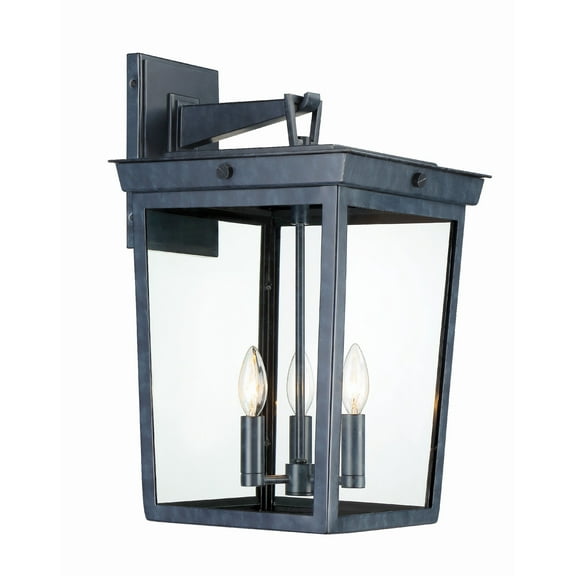 BEL-A8063-GE Crystorama Lighting Belmont - 3 Light Outdoor Wall Mount