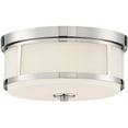 thumbnail image 1 of TRV-A3802-PN-Crystorama Lighting-Trevor - 2 Light Flush Mount in Classic Style - 13.5 Inches Wide by 6.25 Inches High-Polished Nickel Finish, 1 of 10