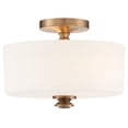 thumbnail image 1 of Crystorama Lighting - Two Light Ceiling Mount - Ceiling Mount - Travis - 2 Light, 1 of 9