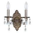 thumbnail image 1 of 5022-VB-CL-MWP Crystorama Lighting Paris Market - Two Light Wall Sconce in Classic Style - 10 Inches Wide by 9.5 Inches High-Venetian Bronze, 1 of 3