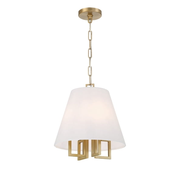 2254-VG Crystorama Lighting Westwood - 4 Light Mini Pendant-14.25 Inches Tall and 13.5 Inches Wide -Traditional Installation