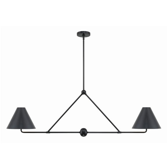 Crystorama Lighting - Xavier - 4 Light Chandelier In Modern Style-17 Inches Tall