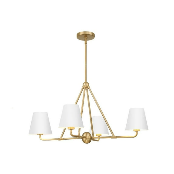 Crystorama Lighting - Xavier - 4 Light Chandelier In Traditional Style-17 Inches