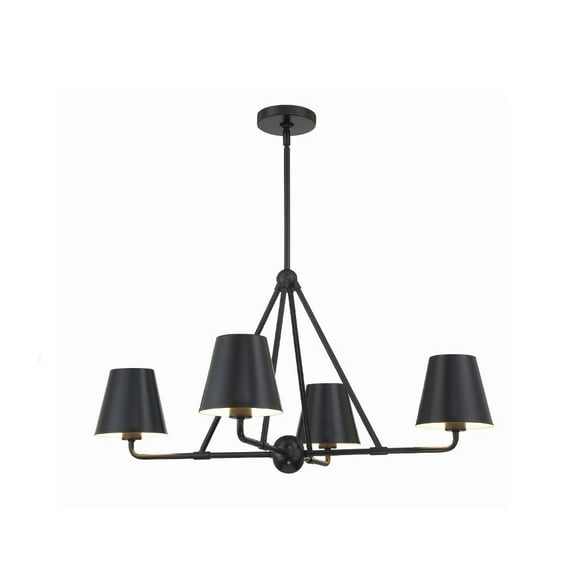 Crystorama Lighting - Xavier - 4 Light Chandelier In Traditional Style-17 Inches