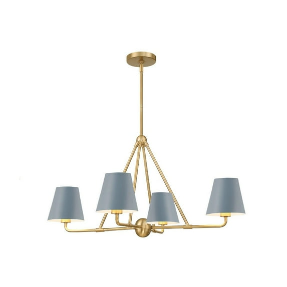Crystorama Lighting - Xavier - 4 Light Chandelier In Traditional Style-17 Inches
