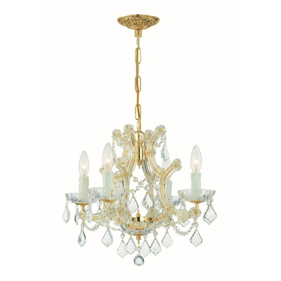 Crystorama Lighting - Four Light Mini Chandelier - Mini Chandelier - Maria
