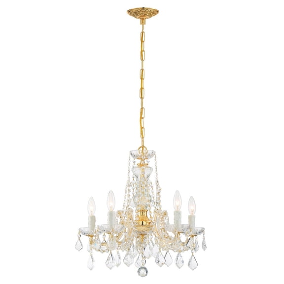 Crystorama Lighting - Five Light Chandelier - Chandelier - Maria Theresa - Five