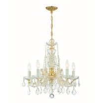 Crystorama Lighting - Five Light Mini Chandelier - Mini Chandelier - Maria