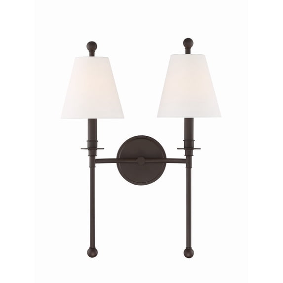 Crystorama Lighting - Two Light Wall Mount - Wall Mount - Riverdale - 2 Light