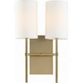 thumbnail image 1 of VER-242-AG Crystorama Lighting Veronica - Two Light Wall Sconce-Aged Brass Finish, 1 of 15
