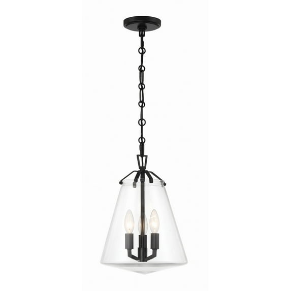 Crystorama Lighting - Voss - 3 Light Mini Pendant-14.75 Inches Tall and 11